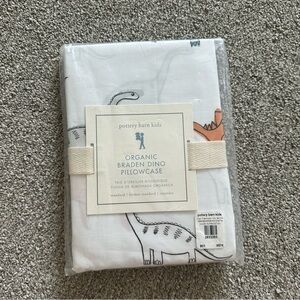 Pottery Barn Kids Organic Braden Dino Pillowcase‎